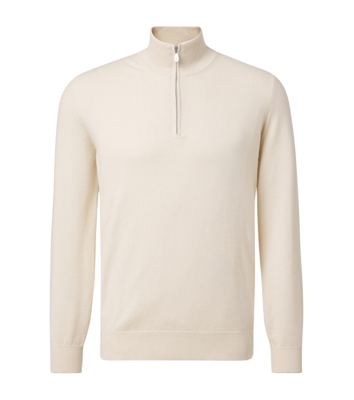 Photo: Brunello Cucinelli Cashmere half-zip sweater