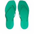 Sleepers Tapered Signature Flip Flop in Emerald