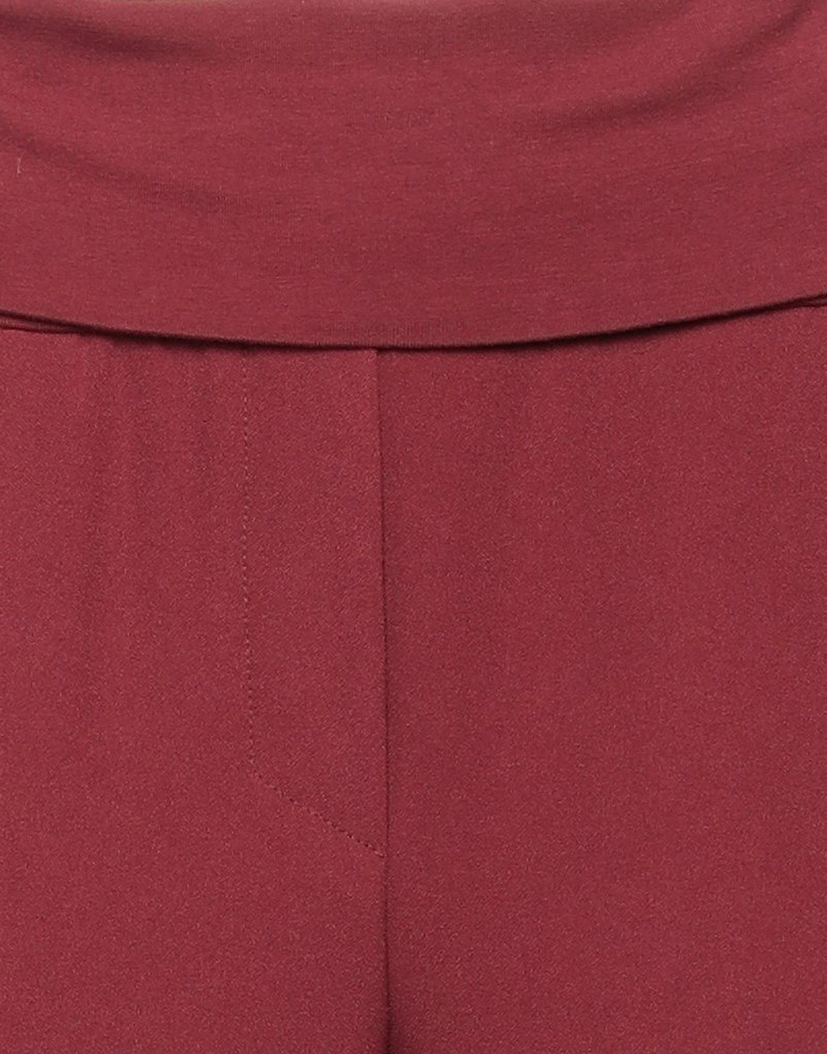 Manila Grace Womens Pants Burgundy