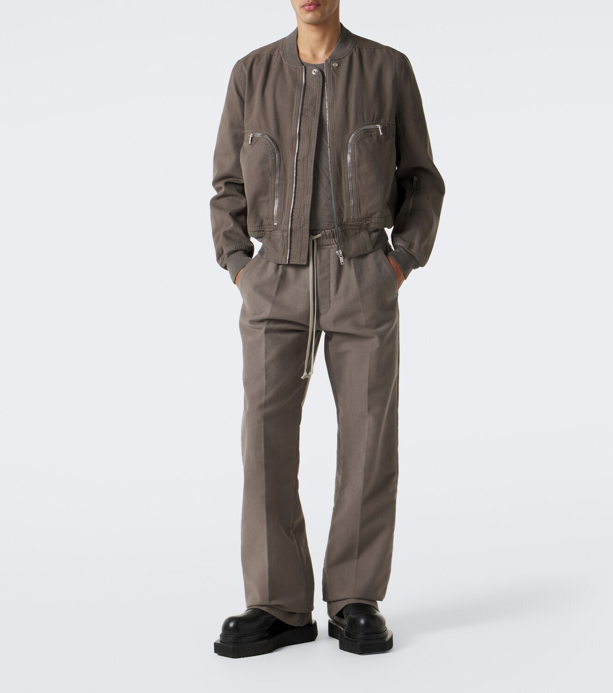 Rick Owens Dietrich cotton twill straight pants