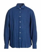 Finamore 1925 Mens Shirt in Navy