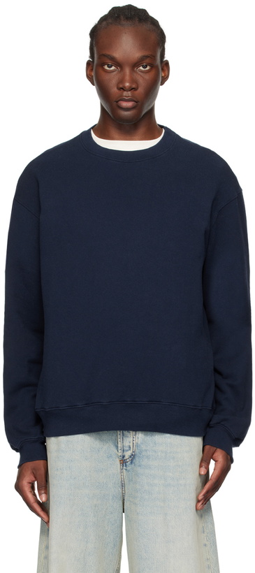 Photo: The Elder Statesman Navy Daily Sweatshirt