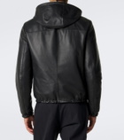 Prada Reversible Re-Nylon and leather jacket