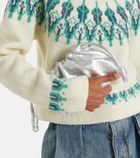 Loewe Fair Isle sequined wool-blend sweater