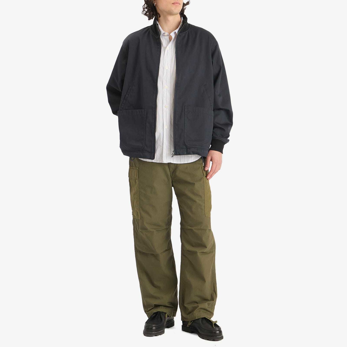 Nanamica Men's Windstopper Chino Deck Jacket in Navy Nanamica