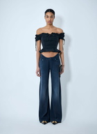 Balenciaga Gathered Cropped Top