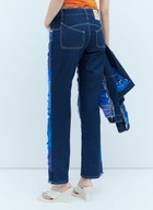 Paula Canovas del Vas Mesh Construction Denim Jeans