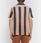 CMMN SWDN - Wes Striped Knitted Cotton Shirt - Men - Multi