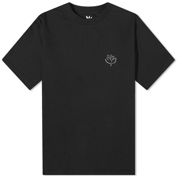 Photo: Magenta Men's Le-Baiser T-Shirt in Black