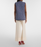 Valentino VGold Crepe Couture wide-leg pants