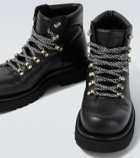 Bottega Veneta Lug leather lace-up boots