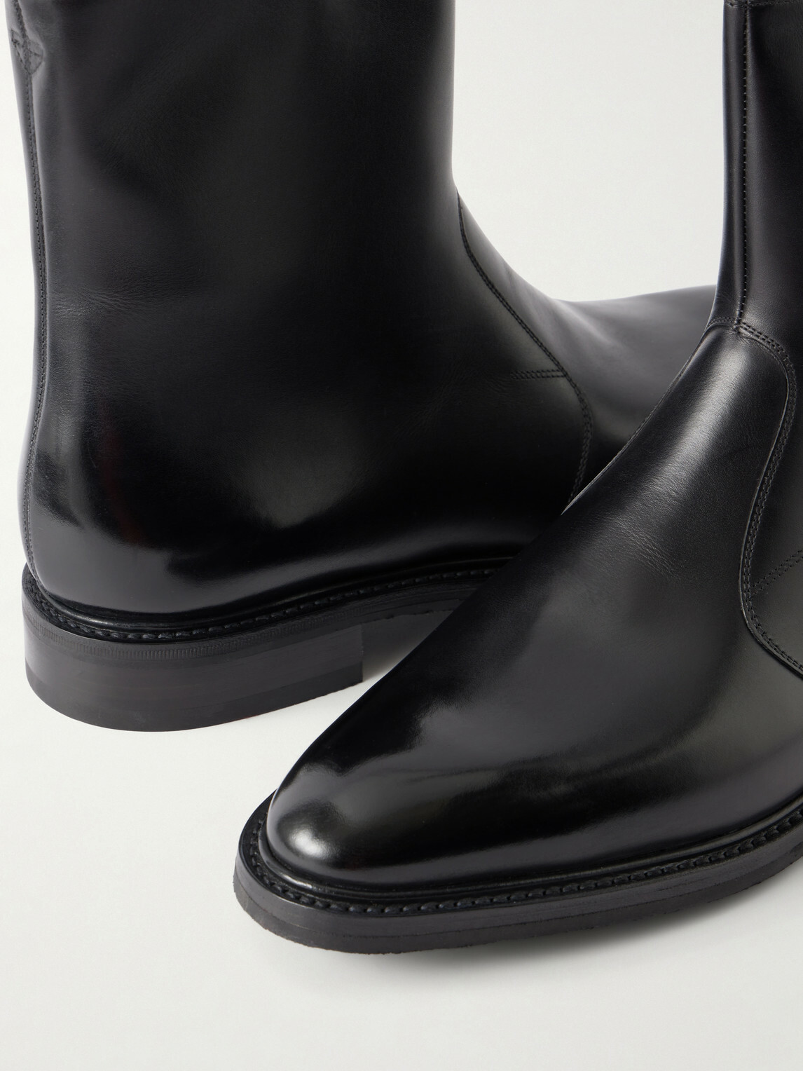 John Lobb - Regi Leather Chelsea Boots - Black
