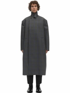 BALENCIAGA - Oversized Long Cotton Blend Coat