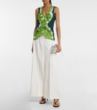 Altuzarra - Pan tie-dye crêpe de chine top