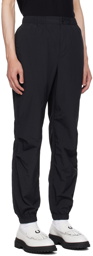 Fred Perry Black Elasticized Trousers