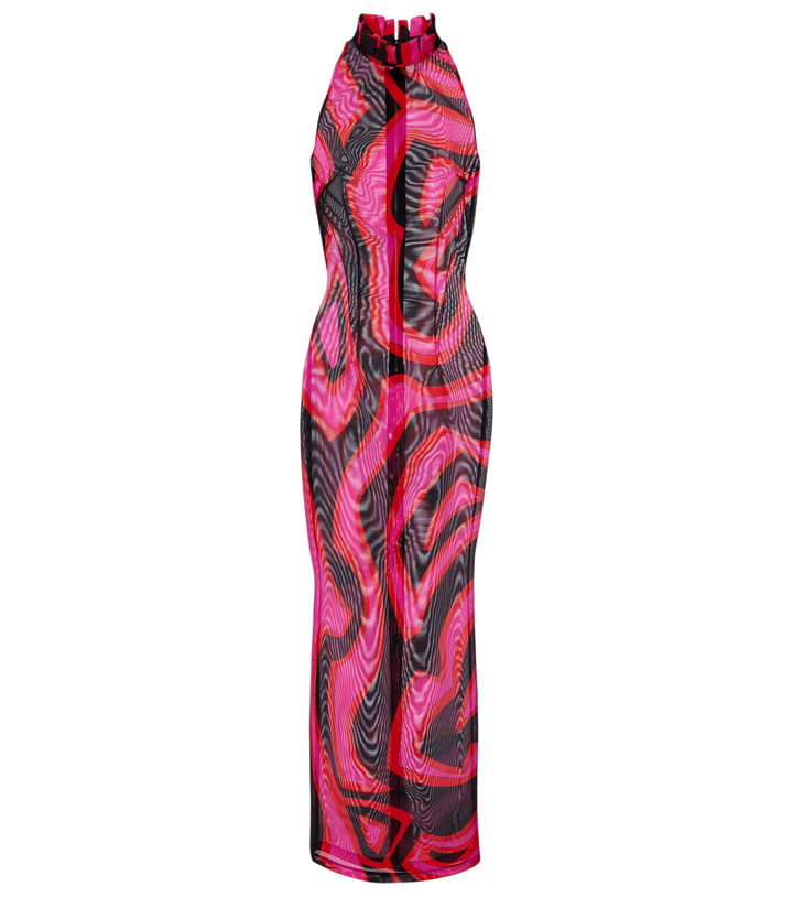 Pucci Marmo halterneck satin jersey maxi dress Emilio Pucci Pucci Marmo halterneck satin jersey maxi dress Emilio Pucci