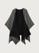 Ferragamo Womens Gancini cape in Black