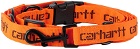 Carhartt Work In Progress Pets Orange Script Leash & Collar