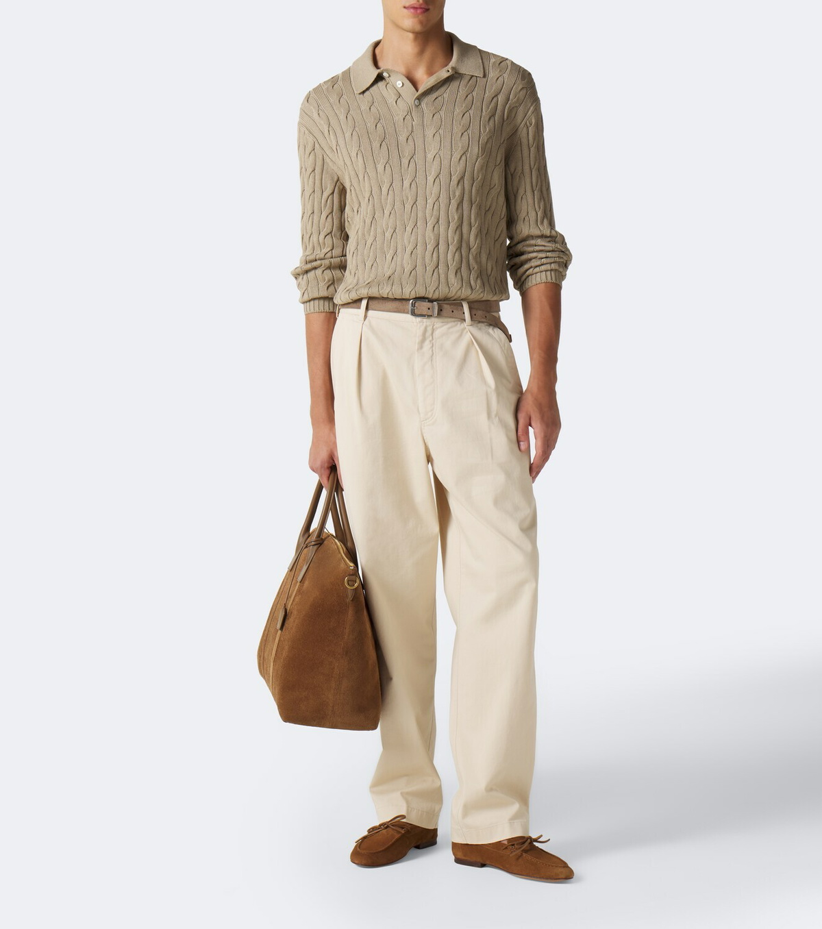 Ralph Lauren Purple Label Cotton-blend straight pants