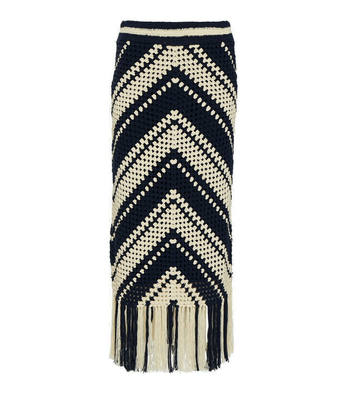 スカート Zimmermann Rhiannon Crochet Skirt ZIMMERMANN Rhiannon crocheted cotton midi skirt | NET-A-PORTER