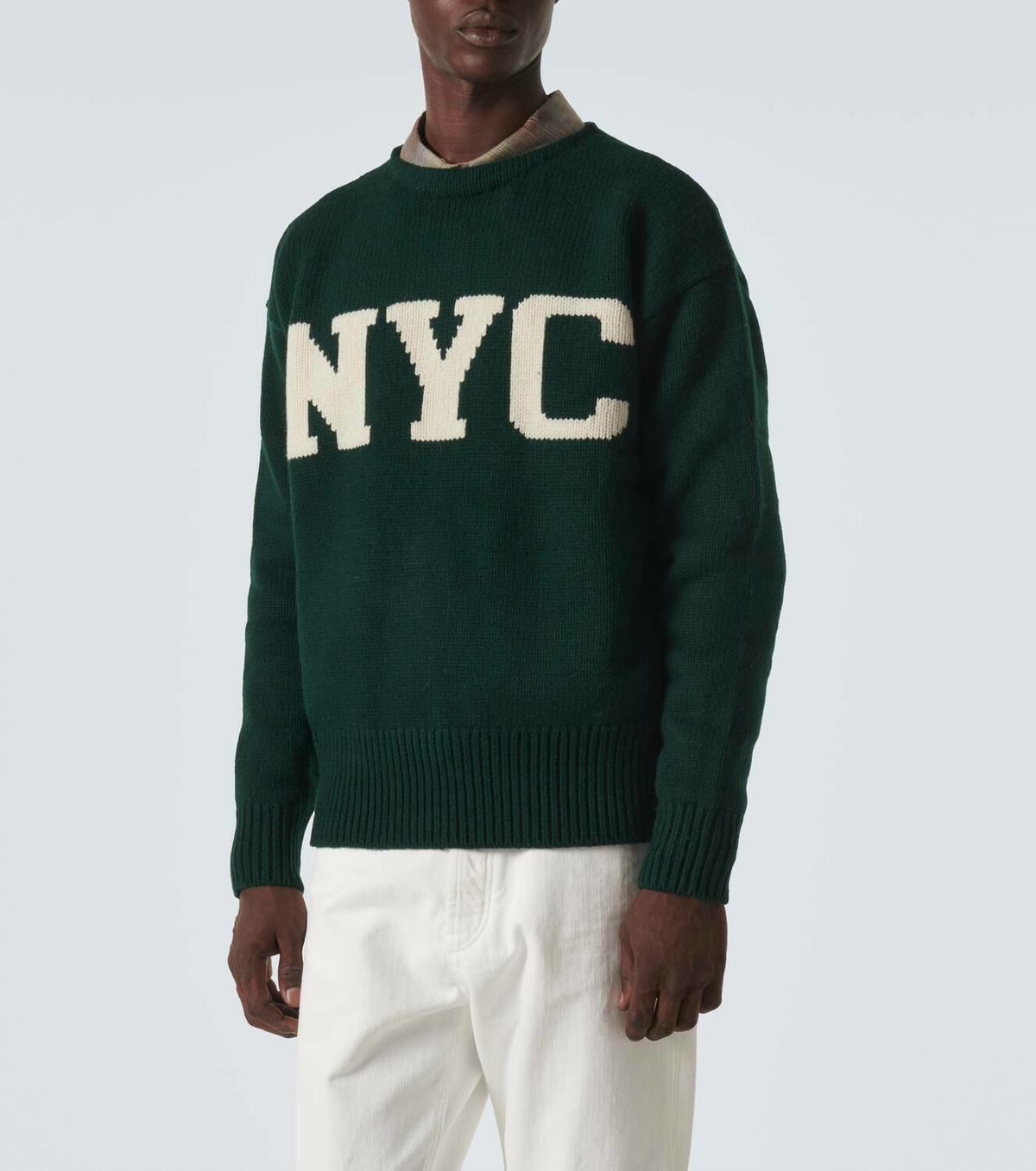 【送料&関税込】Polo Ralph Lauren Wool Pullover With Logo Polo Ralph Lauren The RL Fleece Logo Collared Sweatshirt