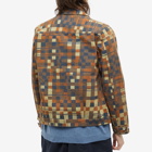 Folk Men's Checkerboard Signal Jacket in Copper