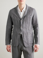Hartford - Jobby Pat Linen Suit Jacket - Gray
