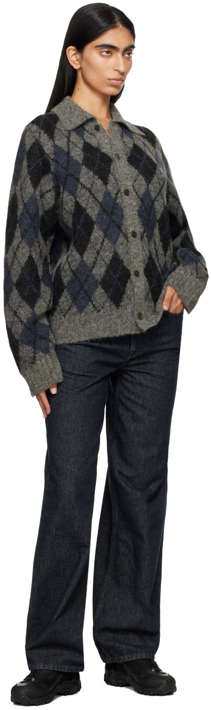 OUR LEGACY Gray Evening Cardigan Our Legacy