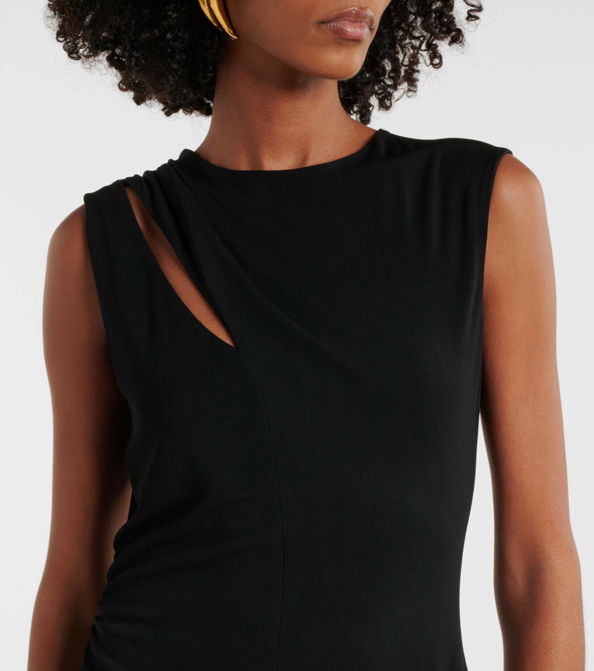 Tom Ford Scarf-detail crêpe jersey cocktail dress TOM FORD
