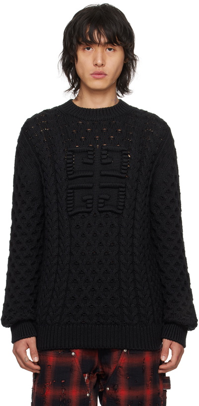 Photo: Givenchy Black 4G Sweater