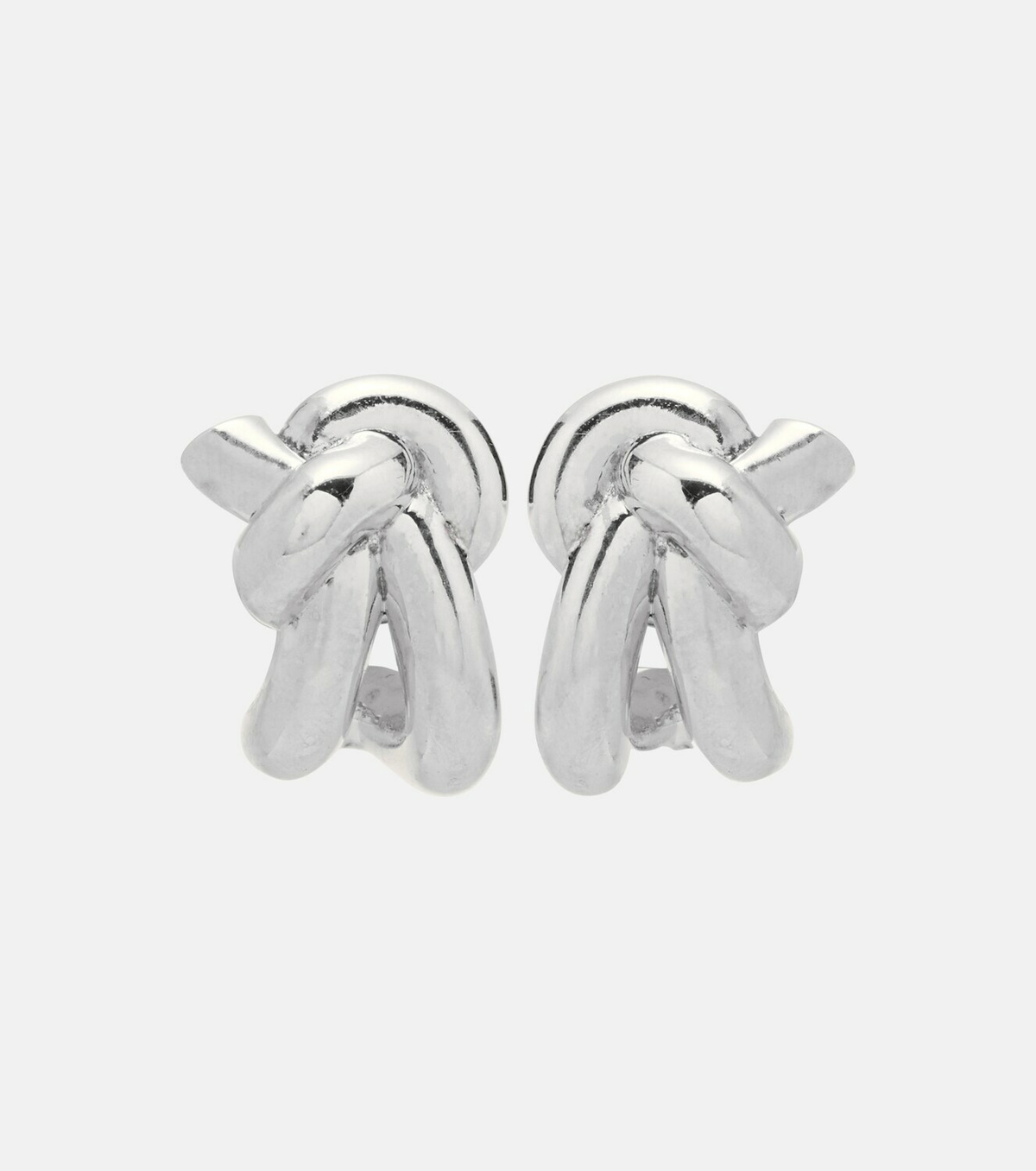 Bottega Veneta Knot sterling silver earrings