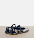 Valentino Garavani La Cruisette crochet Mary Jane flats