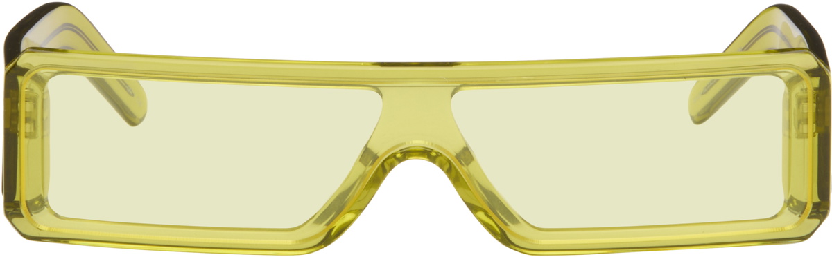 Rick Owens Yellow Gethshades Sunglasses