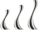Georg Jensen Silver Cobra Candle Holder Set, 3 pcs