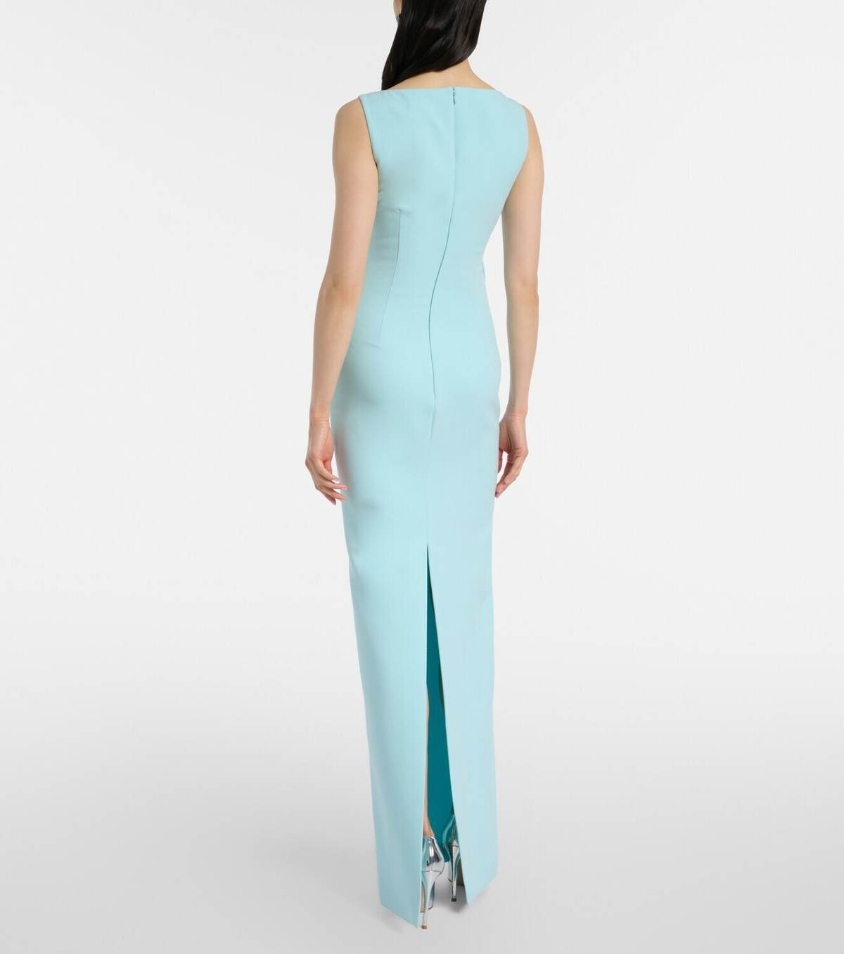 Roland Mouret Floral-appliqué gown