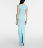 Roland Mouret Floral-appliqué gown
