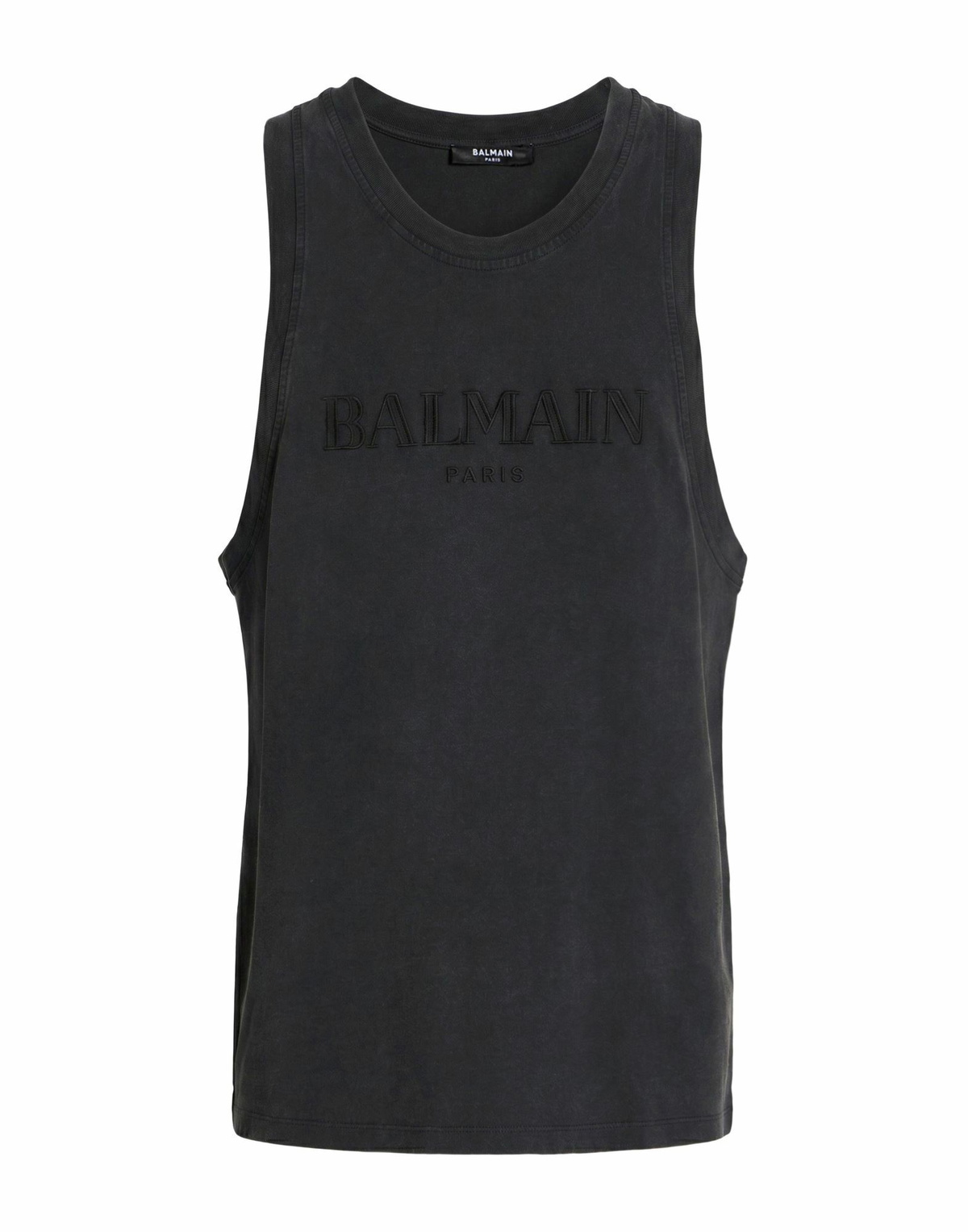 Balmain Mens Tank top Charcoal