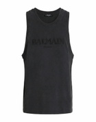 Balmain Mens Tank top Charcoal