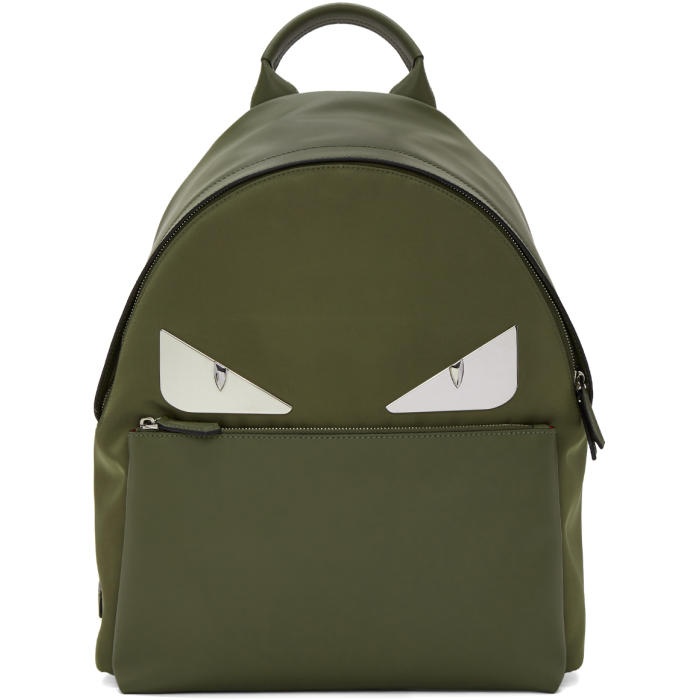 Photo: Fendi Green Bag Bugs Backpack