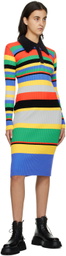 Andersson Bell Multicolor Striped Midi Dress