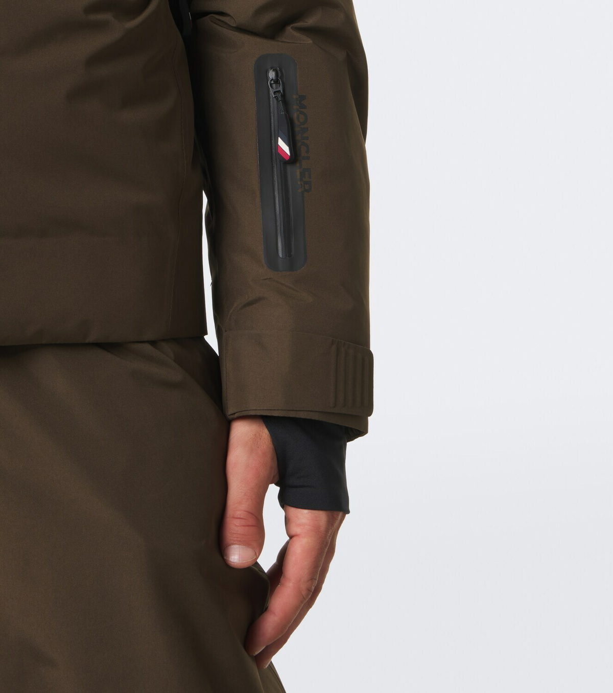 Moncler Grenoble Hooded technical down jacket