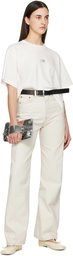 MM6 Maison Margiela Black Vacchetta Belt