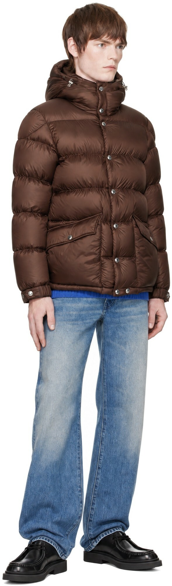 Moncler Brown Orelith Short Down Jacket