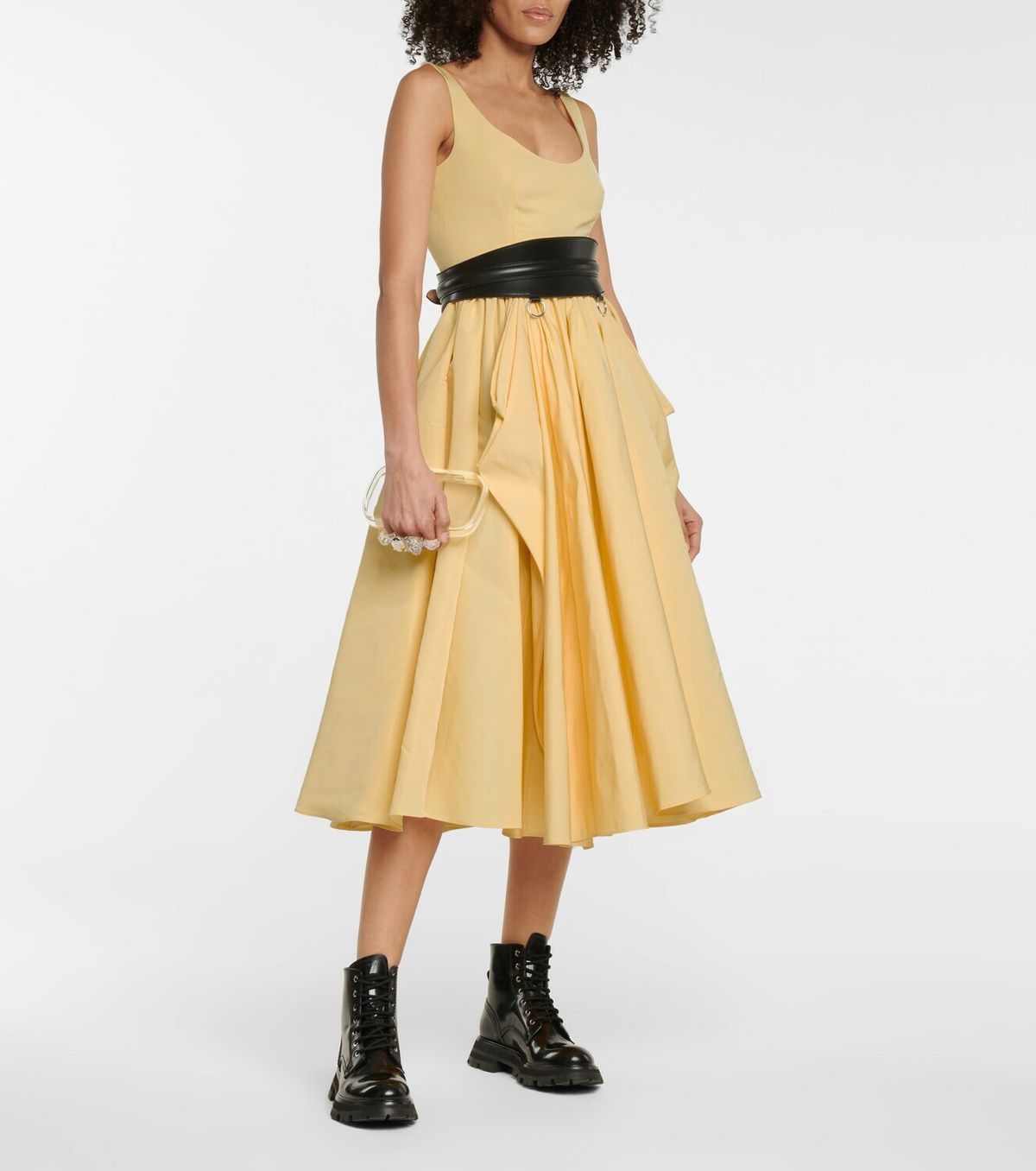 【Alexander McQueen】★midi shirt dress Alexander McQueen Midi Shirt Dress | White | FARFETCH BH