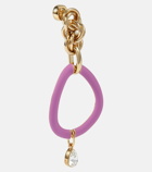 JW Anderson - Chain link earrings with crystal