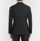 Thom Sweeney - Midnight-Blue Slim-Fit Satin-Trimmed Wool Tuxedo Jacket - Men - Navy