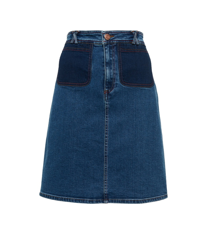 Photo: See By Chloe - Denim miniskirt