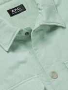 A.P.C. - Alex Padded Cotton Overshirt - Green