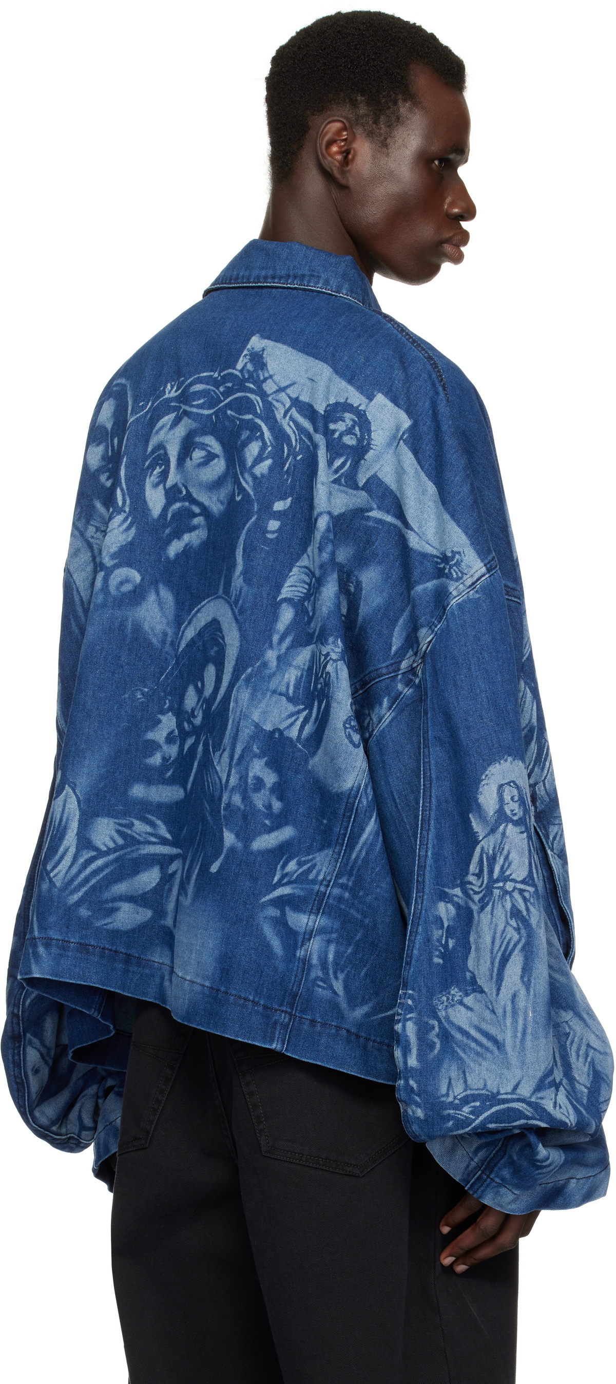 Gerrit Jacob Blue Oversized Denim Jacket