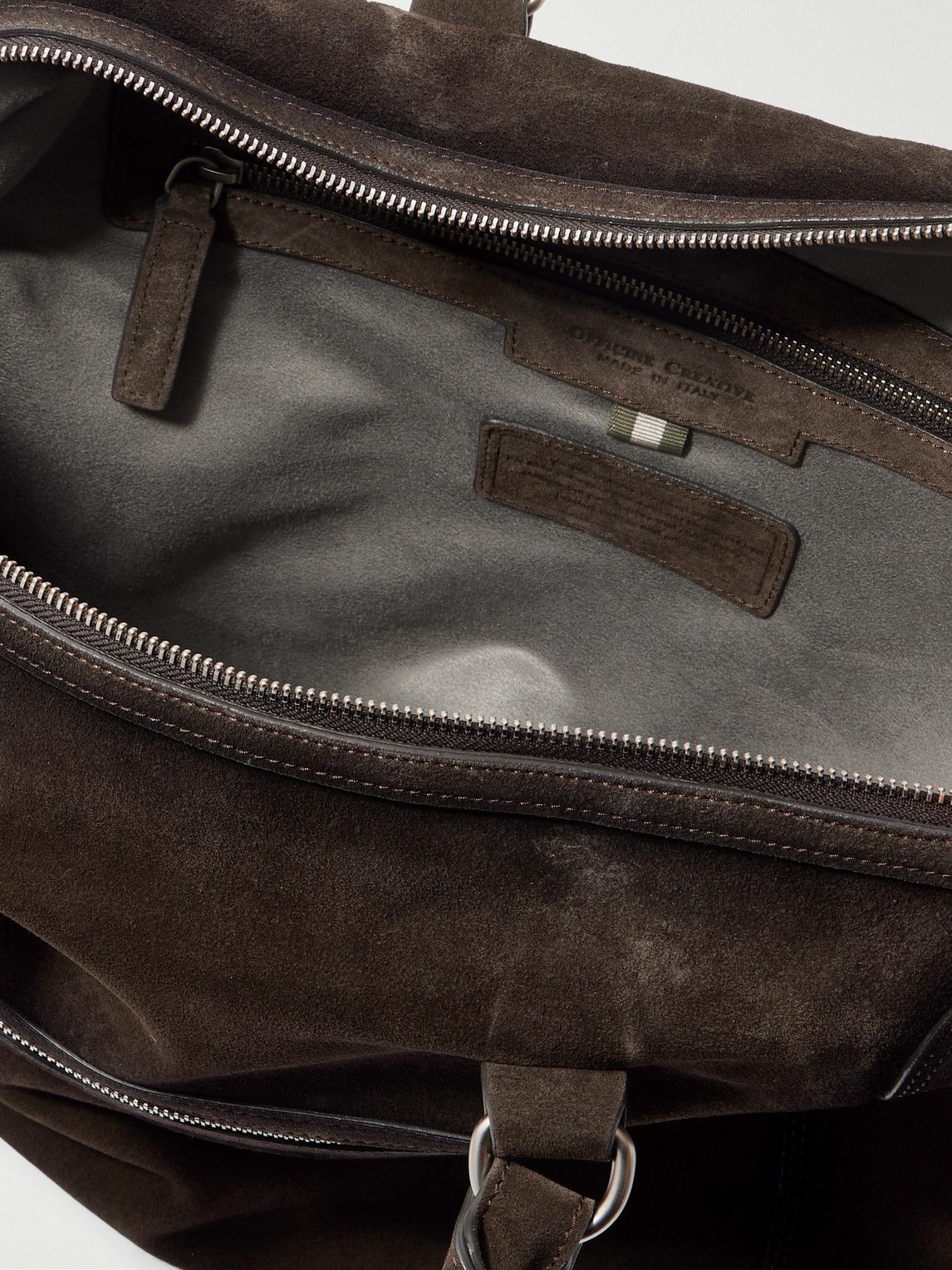 Officine Creative - Jules 003 Airbrushed Suede Briefcase